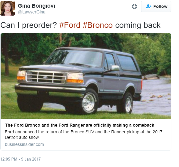 Ford Bronco Returns To The Wild In 2020 Inevitable Oj
