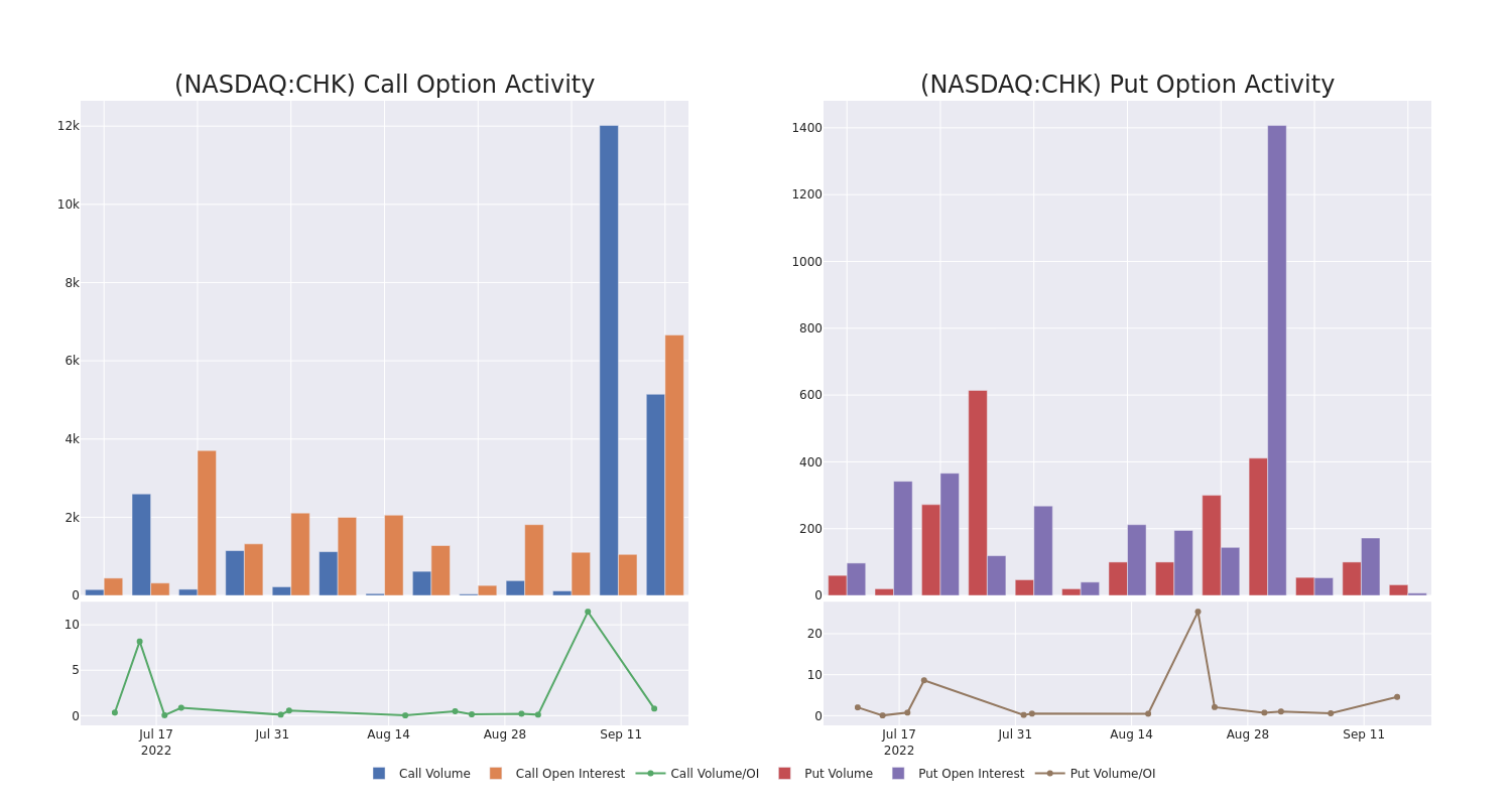 Options Call Chart