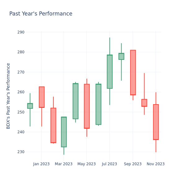 Past Year Chart