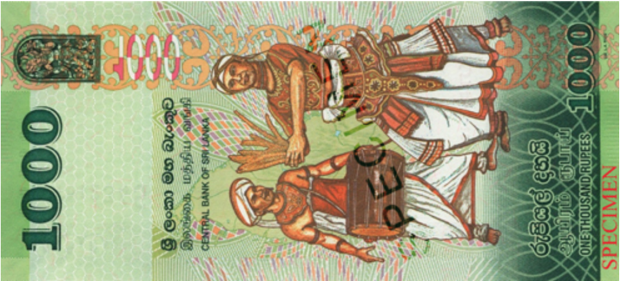 Notes of Sri Lankan Currency