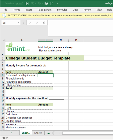 10 Of The Best Budget Templates And Tools