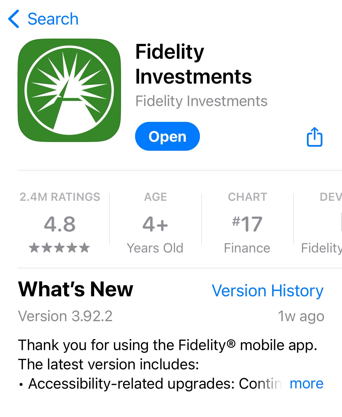 fidelity app on the app store